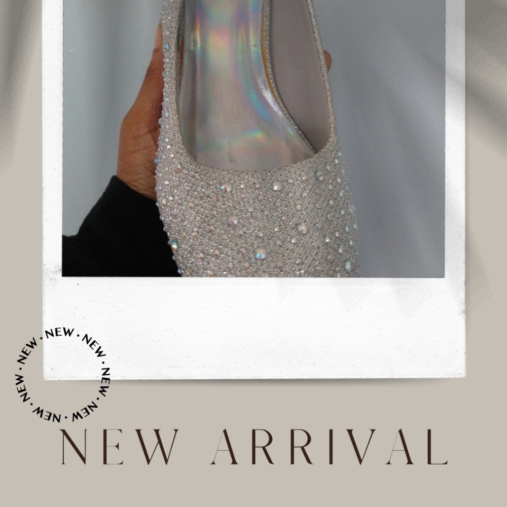 🆕 SILVER SLIPPER SHOE MIRAGE